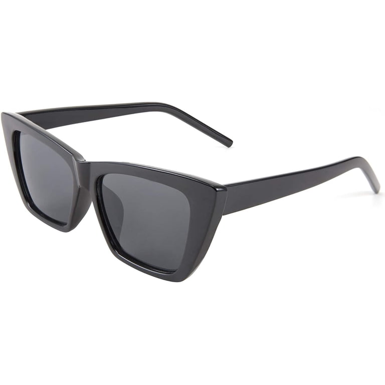 FEISEDY Square Cat Eye Sunglasses Vintage Cateye Frame UV400  display picture 3