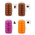 thumbnail image 4 of Halloween Silicone Mold Cake Chocolate Mold Baking Tool Size Multipurpose Household for DIY Puddings Candies Chocolates Bat Pattern, 4 of 9