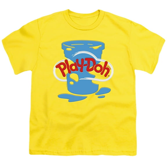 Play Doh Play Doh Inverted Messy S/S Youth 18/1 T-Shirt Yellow