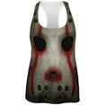 thumbnail image 1 of Halloween Horror Movie Hockey Mask Costume All Over Womens Work Out Tank Top, 1 of 2