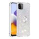 thumbnail image 2 of Funda para Samsung Galaxy A22 5G con Brillo Líquido Flotante, Purpurina, Parachoques y Anillo Giratorio Soporte, 2 of 5