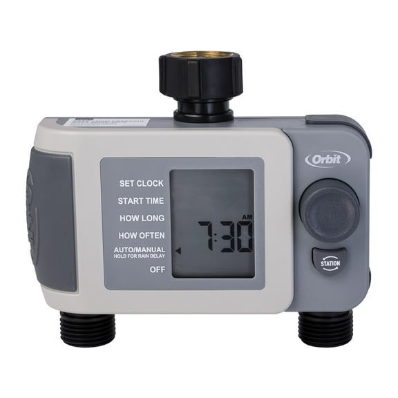 Orbit 2-Outlet Programmable Hose Faucet Timer