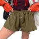 thumbnail image 1 of MKLEKYY Pantalones Cortos para Mujer, Bonitos, Suaves, Elásticos, de Cintura Baja, con Estampado A Cuadros y Botones En La Parte Delantera, para Pijama, Ropa de Dormir, 1 of 4