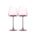 thumbnail image 4 of Copas de vino, copa de cristal, copas de vino rosa, cristalería de vino, para el regalo de la madre, boda, aniversario de boda único, 240 mm Sunnimix Copas de champán, 4 of 8
