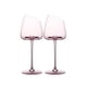 thumbnail image 4 of Copas de vino, copa de cristal, copas de vino rosa, cristalería de vino, para el regalo de la madre, boda, aniversario de boda único, 240 mm Sunnimix Copas de champán, 4 of 8