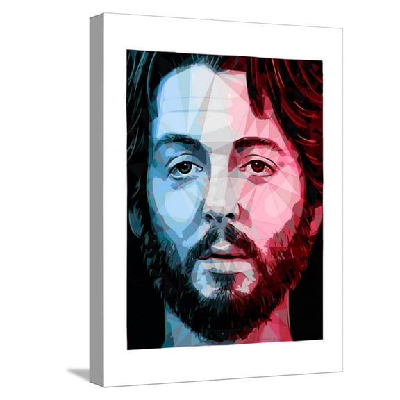 Art.com Paul McCartney Stretched Canvas Print Wall Art by Enrico Varrasso, 12" x 16"