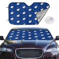 thumbnail image 2 of Balery Moon Lamb Print Car Windshield Sun Shade,Windshield Sunshade for Car Pickup Truck SUV Accessories-, 2 of 7