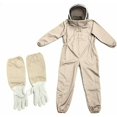 thumbnail image 1 of XL professional beekeeping outfit including beekeeper clothing with self-supporting veil and long gloves., 1 of 5