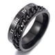 thumbnail image 1 of Spinner De Anillo De Cadena ANGGREK Anillo de Banda de cadena Relax Fidget Para cumpleaños, 1 of 8