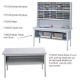 thumbnail image 2 of Safco E-Z Sort Sorting Base Table with Shelf in Gray, 2 of 2