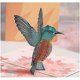 thumbnail image 4 of Tarjeta de cumpleaños regalo para tus padres, amigos y amantes, tarjeta de felicitación emergente 3D (colibrí), 4 of 5