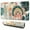 Tropical Pioneer Flower, variant on Long Mouse Pads for Desk,Vibrant Pioneer Flower Pattern Desk Mats on Top Of Desks, Desk Mouse Pad Extra Large with 3mm Non-Slip Base and Stitched Edge for Gaming,Office,Work,Home 31.5"x11.8"