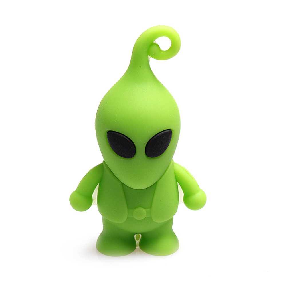 Large Capacity Cartoon Alien USB Flash Drives Creative Memory Stick