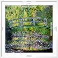 thumbnail image 5 of Art.com The Waterlily Pond with the Japanese Bridge, 1899 Giclee Print by Claude Monet, White Frame Wall Art, 29" x 29", 5 of 5