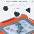 thumbnail image 4 of Kids Baby Funny Small Drawing Board Colorful Magnetic Graffiti Board Early Educational Toys Learning Toys - Blue, 4 of 5