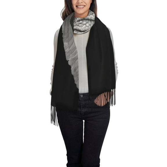 Rateoe Indian Elephant Women's Traditional Scarf Wrap Tassel Shawl Fringes Neck Head Shawl Retro Scarf