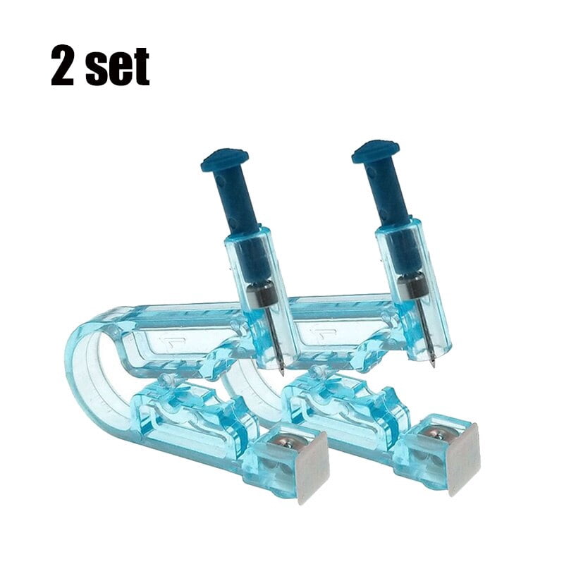 Pistolet De Perçage Stérile Pour Piercing Oreille Et Cartilage - Kit Usage Unique, Simple, Modèle WARRIOR