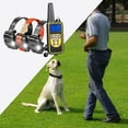 thumbnail image 3 of Collar de adiestramiento para perros con con remoto - Collar de adiestramiento eléctrico recargable impermeable de 2625 pies para perros pequeños, - 2x negro 1x naranja SM SunniMix Collar de entrenamiento, 3 of 7