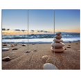 thumbnail image 1 of Design Art - Stones Balance on Sandy Beach, 1 of 4