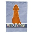 thumbnail image 1 of Carolines Treasures BB5645CHF Irish Setter Welcome Flag Canvas House Size, 1 of 4