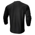thumbnail image 4 of Honeeladyy Mens Long-Sleeve Lightweight Crewneck Top #Sc-Black-M, 4 of 7