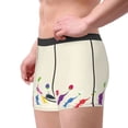 thumbnail image 2 of Pofeuu Pikmin Pattern Men's Boxer Briefs with Elastic Waistband and 3D Space Capsule Design, Soft and Breathable Underwear for Comfort and Style-Small, 2 of 5