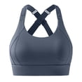 thumbnail image 3 of Sakmal Racerback Women's Sports Bras Yoga Fleece Lined Full Coverage Ladies Sports Bras 3X, 3 of 4