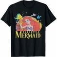 thumbnail image 1 of Disney The Little Mermaid Ariel & Flounder T-Shirt All size S-3XL, 1 of 3