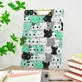 thumbnail image 5 of FMSHPON Cute Cats Clipboard Hardboard Wood Nursing Clip Board and Pull for Standard A4 Letter 13x9 inches, 5 of 7