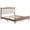 B, variant on Tulib Queen Vintage Spindle Bed Frame with Padded Headboard, Platform Bed Frame for Bedroom and Apartment, Wood Slat Support, No Box Spring Needed, Brown