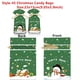 thumbnail image 1 of Bolsa de regalo de Papá Noel de 10 piezas, bolsa de dulces, crujiente copo de nieve, bolsa con cordón, decoraciones de Feliz Navidad para el hogar, regalos de Año Nuevo 2024, 1 of 4