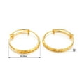 thumbnail image 4 of 2pcs/lot 18K Gold Plated Baby Children Bangles Bracelet Christmas Gifts Birthday Present, 4 of 5