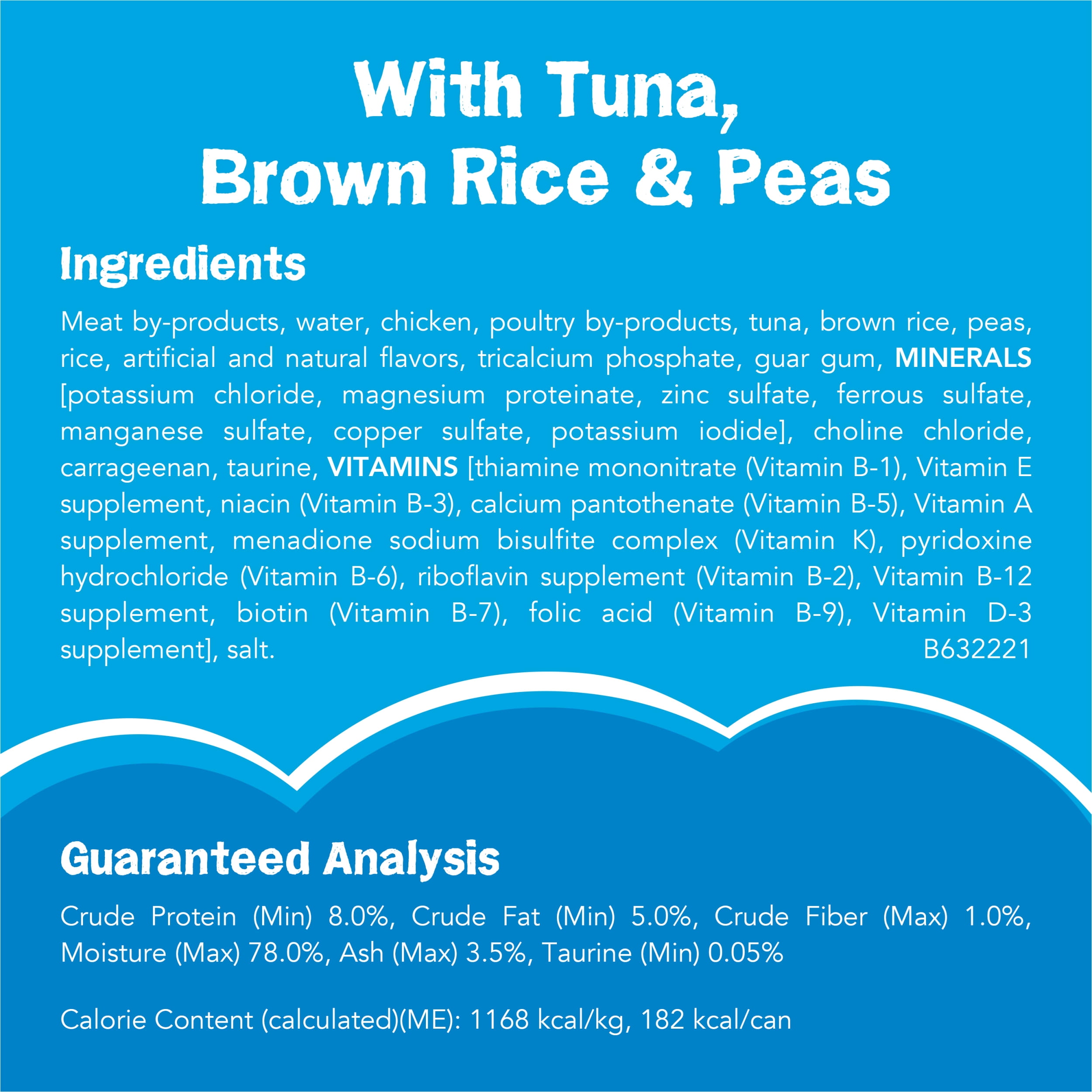 Purina Friskies Ocean Favorites Pate Tuna, Wet Cat Food, 5.5 oz Cans, 24 Pack