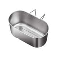 thumbnail image 1 of Stainless Steel Drain Rack Functional Hanging Strainer Filter for Side Drain Solutions, 1 of 7