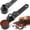 Black, variant on Coffee Scoop with Funnel for Reusable K Cup Refillable Coffee Pods, 2 TBSP Mess-Free Measuring Spoon with Sliding Leveler, Ideal for Ground Coffee, Protein Powder & Tea