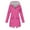 Pink007, variant on QHRMKOG Women's Rain Jacket Solid Color Waterproof Long Hooded Raincoat with Pockets Light Windbreaker Outdoor Coats Fashion Clothes Green 2XL