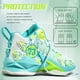 thumbnail image 4 of BINQER Zapatillas de baloncesto de caña alta for hombre con amortiguación de malla transpirable y suela antideslizante., 4 of 5