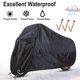 thumbnail image 1 of Cubierta para motocicleta, cubierta completa impermeable, protección UV, a prueba de desgarros, para todo tipo de clima, cubierta antipolvo para lluvia y nieve con almacenamiento con orifici, 1 of 5