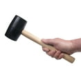 thumbnail image 3 of Coghlan's Rubber Mallet with Wooden Handle and Butt Hook for Camping, Tent Pegs, 3 of 7