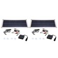 thumbnail image 1 of 2X 8W 12V Dual USB / CC Panel Solar Flexible Carga de Batería de Coche Eficiente Camping, 1 of 5