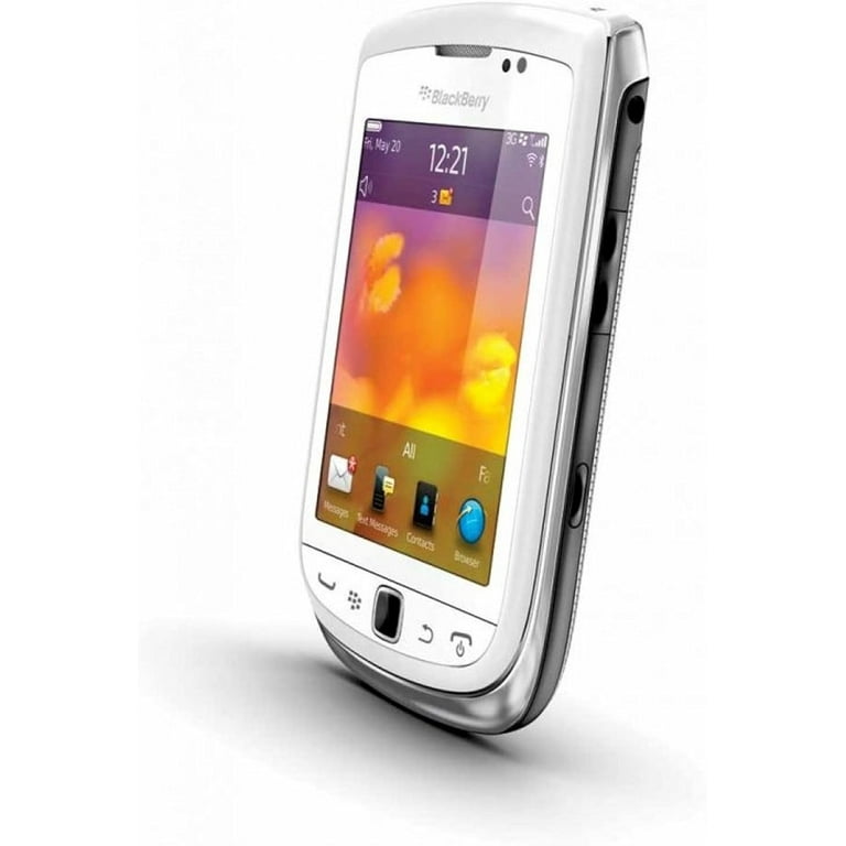 BlackBerry - BlackBerry Torch 9800 ホワイトSIMフリー Restored BlackBerry Torch 9800 4 GB Smartphone, 3.2