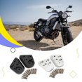 thumbnail image 3 of 2Pcs Handlebar Risers Extender Black Silver Mount Raised Motorcycle R1150RT Accessories Parts Heightening Code Lifting Seat Black, 3 of 9