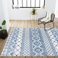 thumbnail image 5 of JONATHAN Y MOROCCAN HYPE 5 x 8 Area Rug, Boho Tribal - Cream/Blue, MOH103A-5, 5 of 10