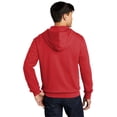 thumbnail image 2 of District V.I.T. Custom Full-Zip Fleece Hoodie. DT6102, Classic Red, 4XL, 2 of 4