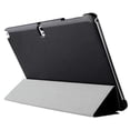 thumbnail image 4 of (Negro) para Samsung Note 10.1 Edición 2014 Funda de cuero - SM-P600/P601/P605, soporte para correa para muñeca, pestaña anticaídaS7FE, funda para tableta giratoria horizontal y vertical con ranura para lápiz JM, 4 of 5