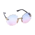 thumbnail image 2 of ITFABS Lunettes de Soleil Rondes pour Enfants Été Garçons Filles Teintes Anti-UV Lunettes de Soleil, 2 of 4