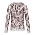 thumbnail image 5 of Penkiiy Men 3D Graphic T-Shirt Colorful Design Long Sleeve Crewneck Digital Tee for Young XL Pink, 5 of 5