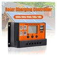thumbnail image 2 of Solar Charge Controller 10A/30A/60A/80A/100A Automobile Solar Panel LED Display Dual USB 5V Solar Panel Battery Charge Regulator ,Safe to Use, 2 of 7