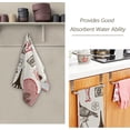 thumbnail image 3 of Dreamtimes Valentine Eiffel Towel Hand Towels 2 PCS, Vintage Love Quote Kitchen Towel Ultra Soft and Highly Absorbent,Decorative Fingertip Face Towel for Bathroom Hotel, 28.3"x14.4", 3 of 6