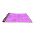 thumbnail image 2 of Ahgly Company Indoor Square Abstract Purple Modern Area Rugs, 3' Square, 2 of 4